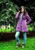 Colleen hooded cable coat