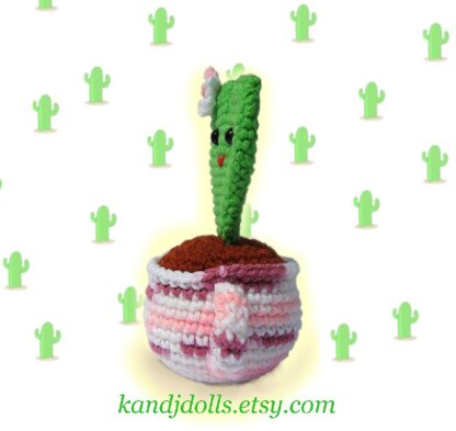 Amigurumi Heart Cactus - Crochet Pattern