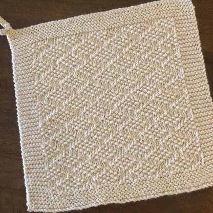 Hand knit dishcloths - set of 4