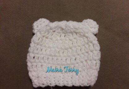 Preemie Bear Hat crochet