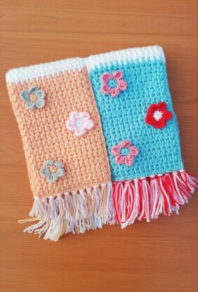 Flowery scarf