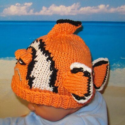 "Clowning Around" Clown Fish Beanie