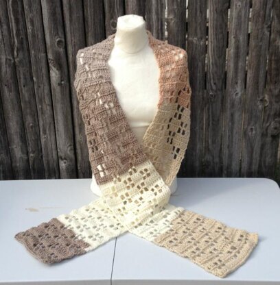 Shades of Beige Super Scarf