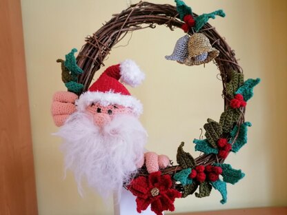 Santa wreath