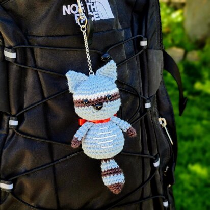 Raccoon Backpack / Keychain Charm