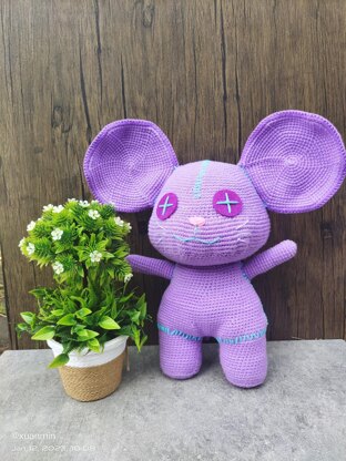 Cocomelon Mousey Momo Crochet Amigurumi Pattern