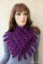 Easy Crochet Scarf Cowl Chunky Fringe