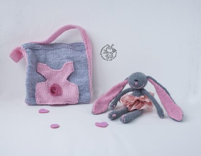 Bunny Peony and a handbag