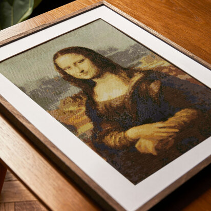 DMC Mona Lisa Cross Stitch Kit - 24 × 35.5 cm