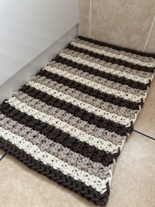 Hurdle Stitch Bath Mat