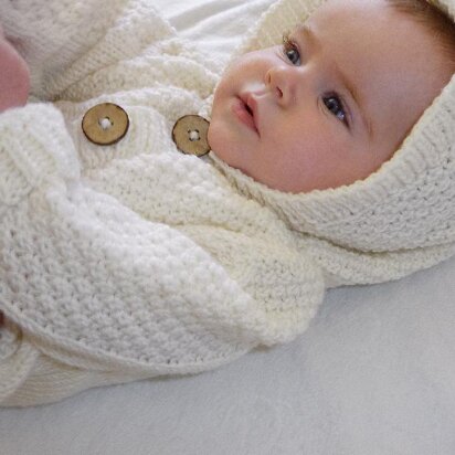 Baby Cardigan with Hood - P062