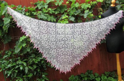 Sapphire Alluvium Shawl