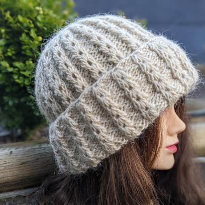 Sage Knit Hat - knitting pattern