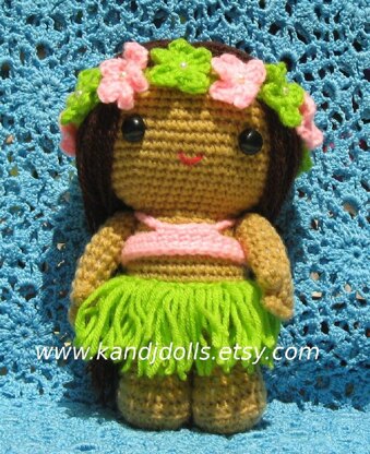 Anela the Hula Girl - PDF Crochet Pattern