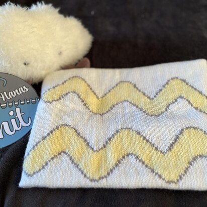 Aquarius baby blanket