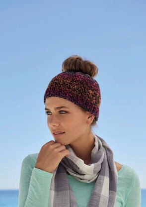 Hats, Scarf and Mittens in Hayfield Illusion and Bonus DK - 8019 - Downloadable PDF