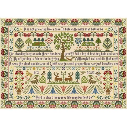 Bothy Threads Oak Tree Cross Stitch Kit - 53 x 38cm 