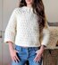 Chunky Cropped Raglan Sweater