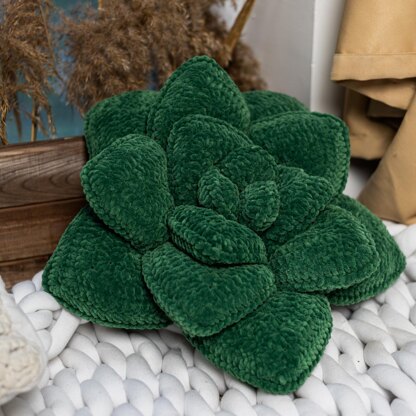 Lotus plant cushion