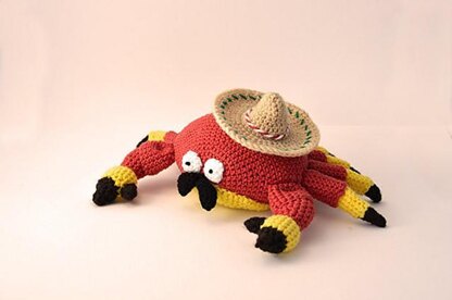 Crab Crochet Pattern, Crab Amigurumi, Sombrero Crab Pattern