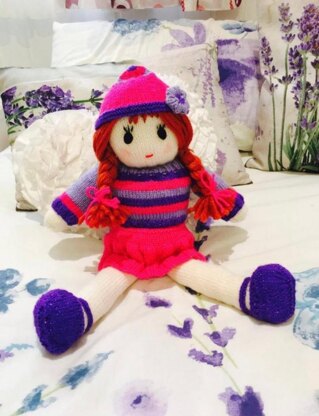 Rag Doll Knitting Pattern