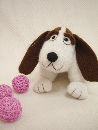 Knitting patterns Dog pillow knitting