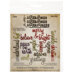 Sizzix Thinlits Dies By Tim Holtz 17/Pkg - Script Holiday Words