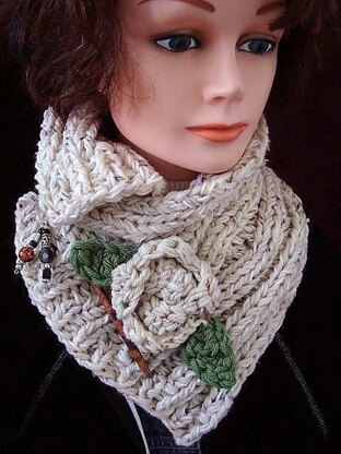 476 - Rib Knit Cowl or Scarf