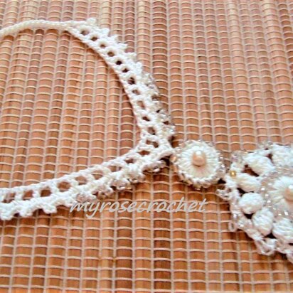 Crochet Classic Beaded Necklace