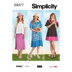 Simplicity Misses' Top and Dresses S9477 - Sewing Pattern