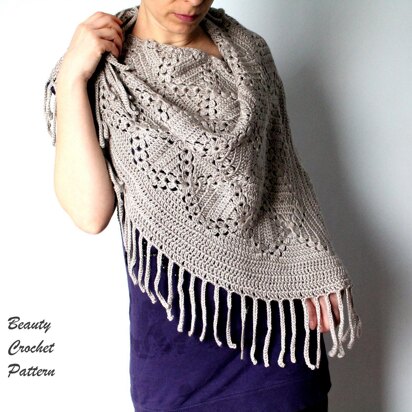 Gray Granny Shawl