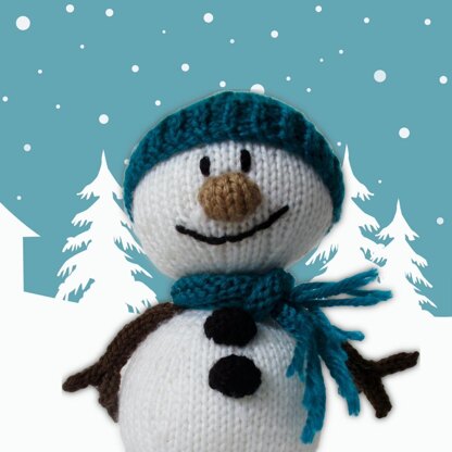 Mr Snowman Christmas knitting pattern