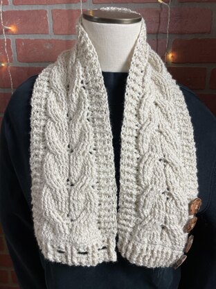 Cushy Cabled Cowl