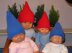 Baby Gnome Hats - 2 designs from 1 pattern