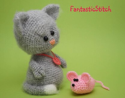 Cat Mouse Amigurumi