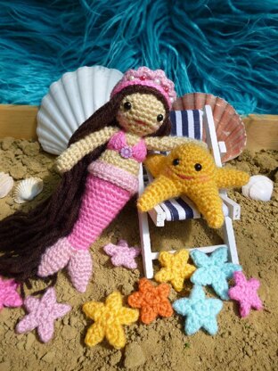 Meredith the Mermaid and Stella the Starfish