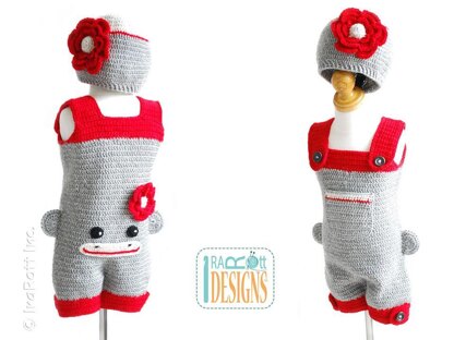 Spunky Sock Monkey Costume