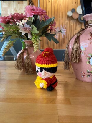 Fortune mini-God amigurumi