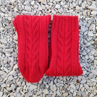 Christmas red socks