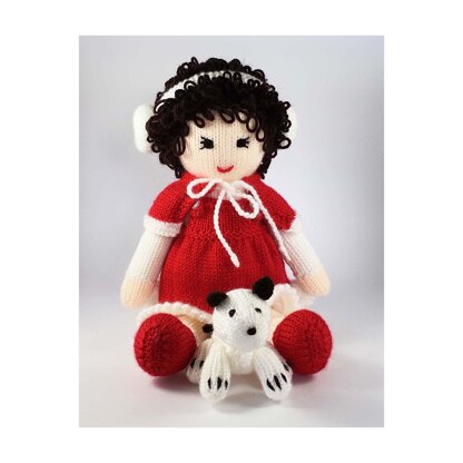 Holly doll knitting pattern 19025