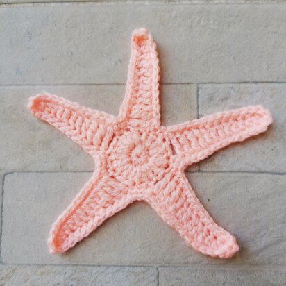 Crochet sea star pattern