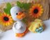 Duckling amigurumi toy