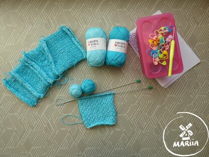 Potholders Turquoise Tiles