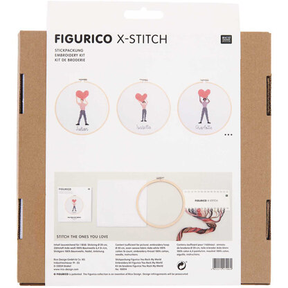 Rico Figurico You Rock My World Cross Stitch Kit