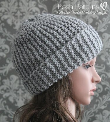 Easy Slouchy Hat Knitting Pattern 314 Knitting pattern by Posh Patterns ...