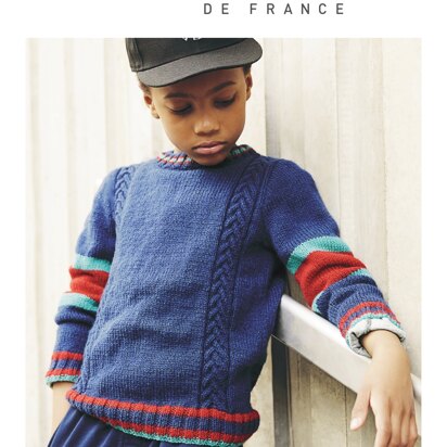 Boy Sweater in Bergere de France Barisienne - M1146 - Downloadable PDF