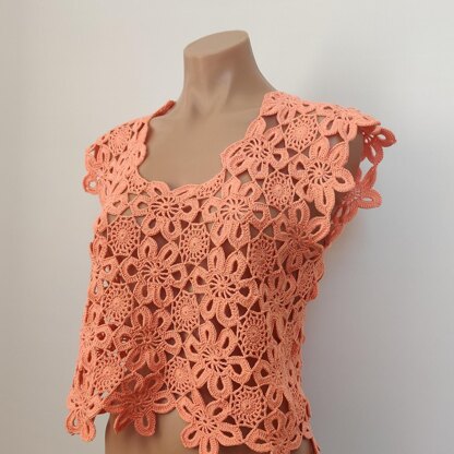 Crochet Flowers T-shirt