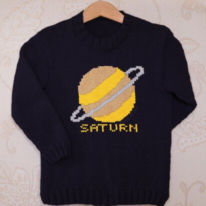 Intarsia - Saturn Chart - Childrens Sweater