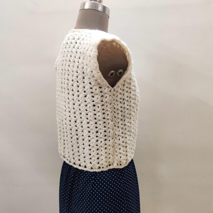 Crochet Moonflower Vest