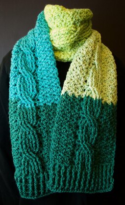 Cozy Cabled Scarf